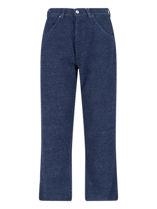 Men's Cotton-Blend Trousers with Stretch Fit