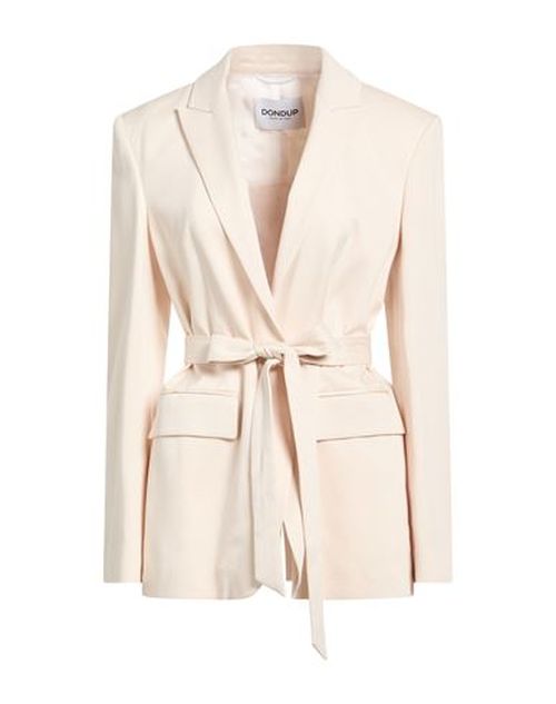 Woman Blazer Ivory Size 8 Cotton, Viscose, Elastane