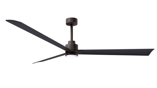Textured Bronze 72" Ceiling Fan from the Alessandra - LK Collection