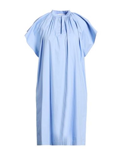 Woman Mini dress Light blue Size 6 Cotton, Polyamide, Synthetic fibers, Elastane