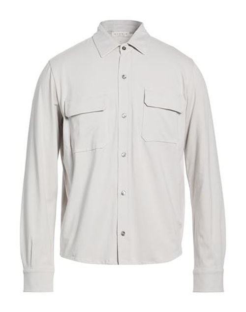 Man Shirt Light grey Size XS Cotton, Lyocell
