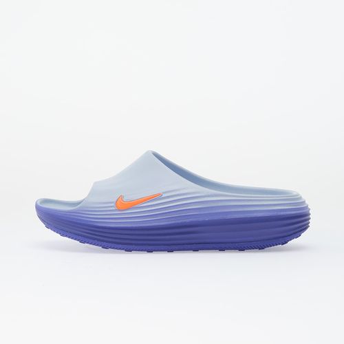 Shoes Nike ReactX Rejuven8 Men's Slides Hydrogen Blue/ Total Orange-Blue Crysta