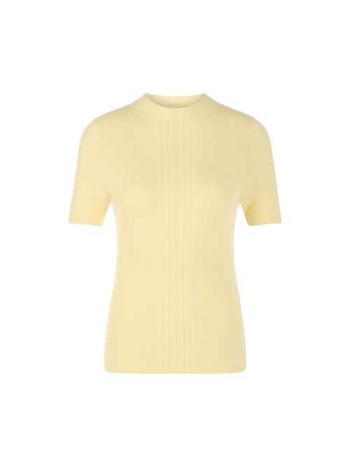 Marc Cain ‘Rethink Together’ ribbed jumper, yellow, 34 N