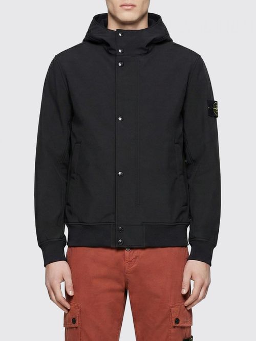 Coat Men color Black