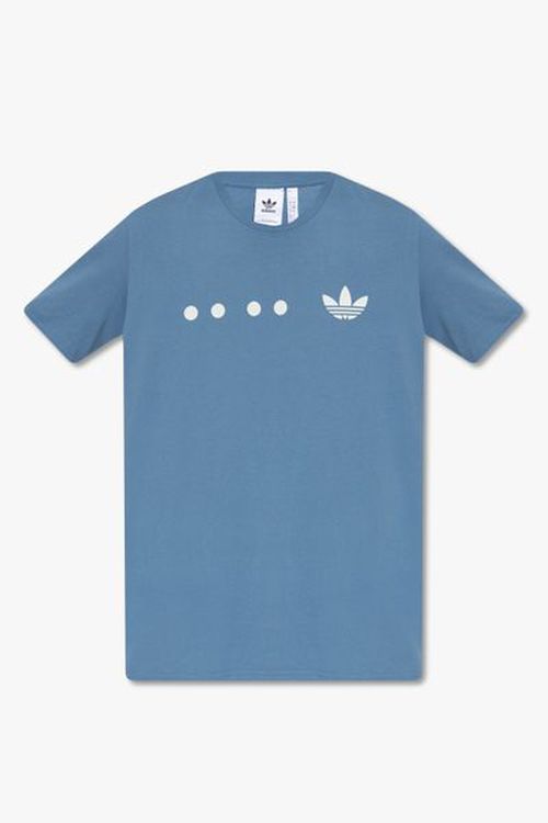 Adidas Originals Logo-Print Short-Sleeved T-Shirt
