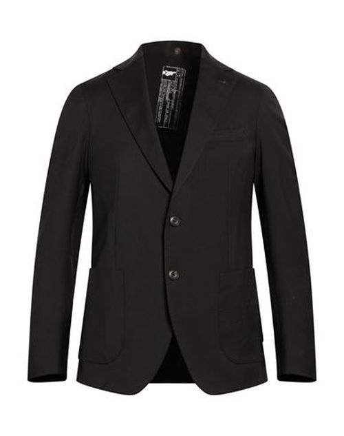 Man Blazer Black Size 38 Viscose, Polyester, Wool, Elastane