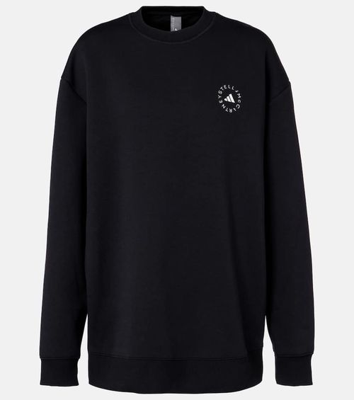 Logo cotton-blend jersey sweatshirt