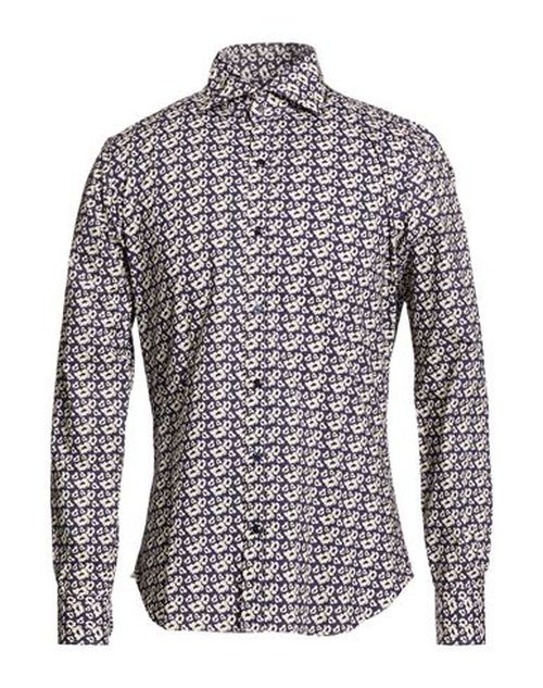 Man Shirt Navy Size 15 ½ Cotton
