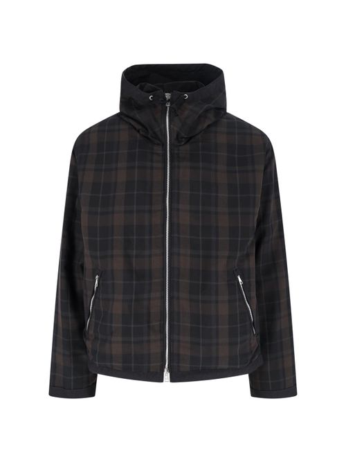 Men's Cotton-Blend Check Sweatshirt