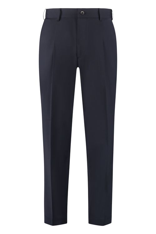 The (alphabet) Alphabet Wool-Blend Tailored Trousers with Stretch