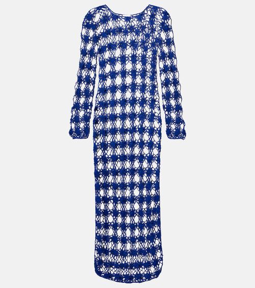 Crochet cotton maxi dress