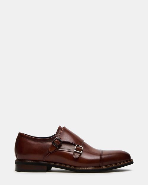 Steve Madden Men's Haran Dress Shoes - Tan - - Leather