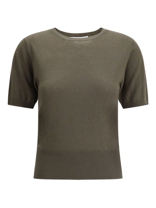 Logo-tag T-shirt - Green