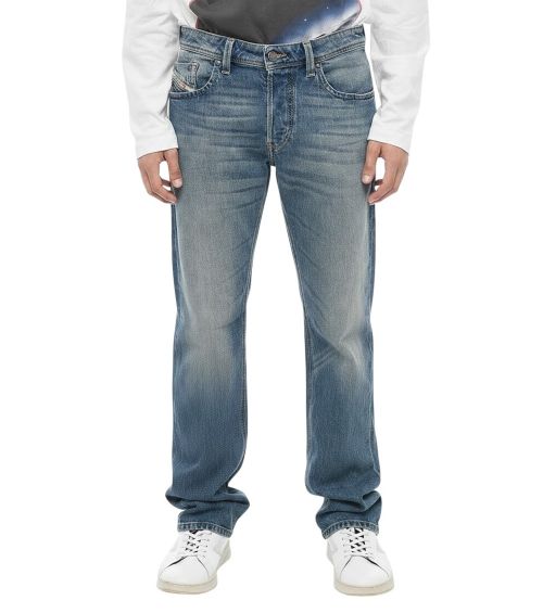 Blue Mid Rise Jeans