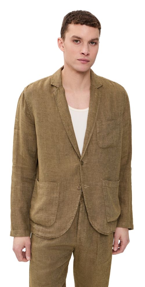 Linen Alta Blazer Chai