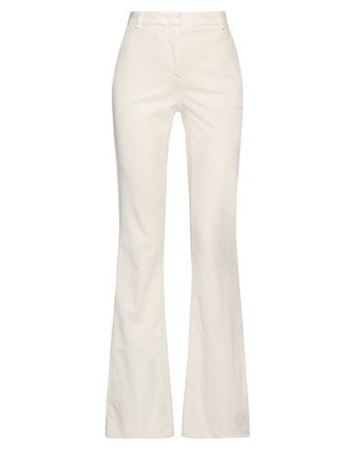 Kiltie Woman Pants Ivory Size 2 Cotton, Viscose, Elastane