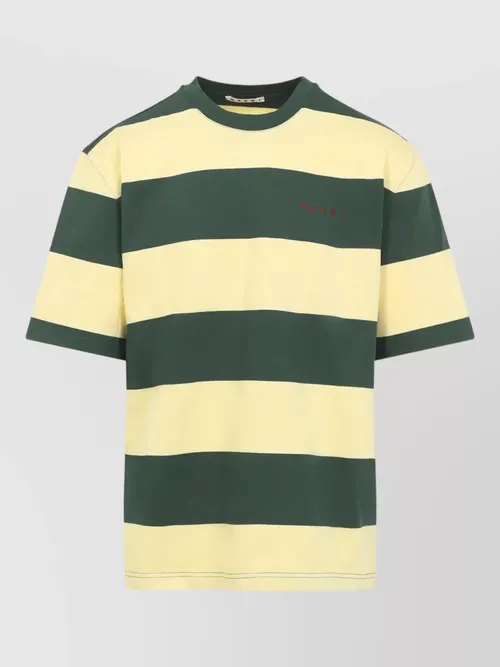 Marni - crew neck short sleeve striped t shirt