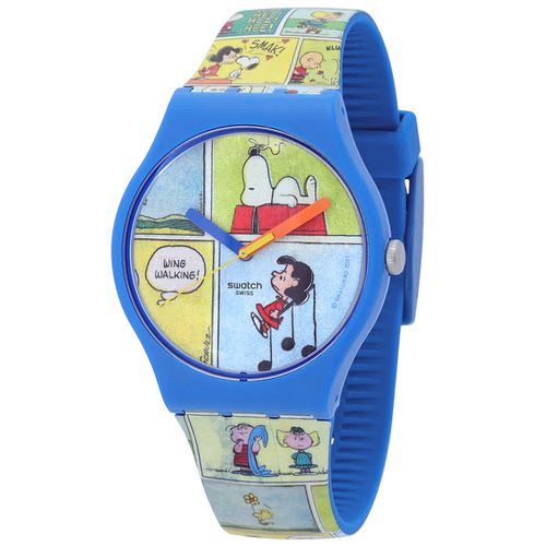 Smak X Peanuts Quartz Unisex Watch SO29Z108