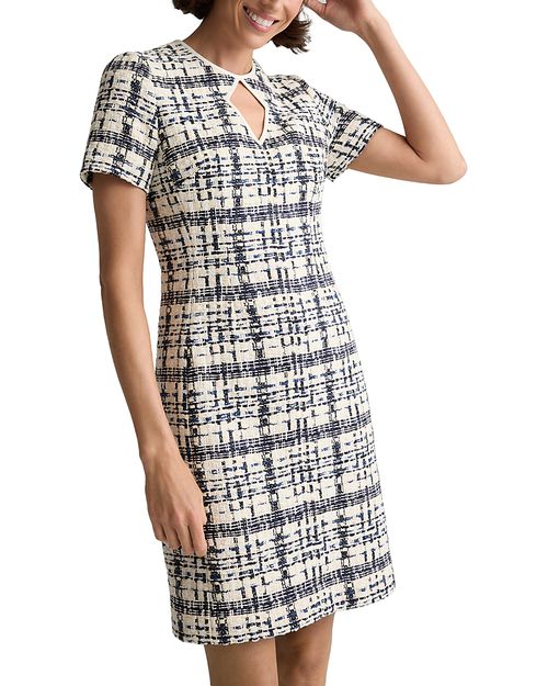 St. Tropez Tweed Short Sleeve Dress