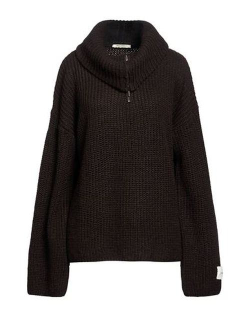 Woman Turtleneck Dark brown Size M Acrylic, Wool, Viscose, Alpaca wool
