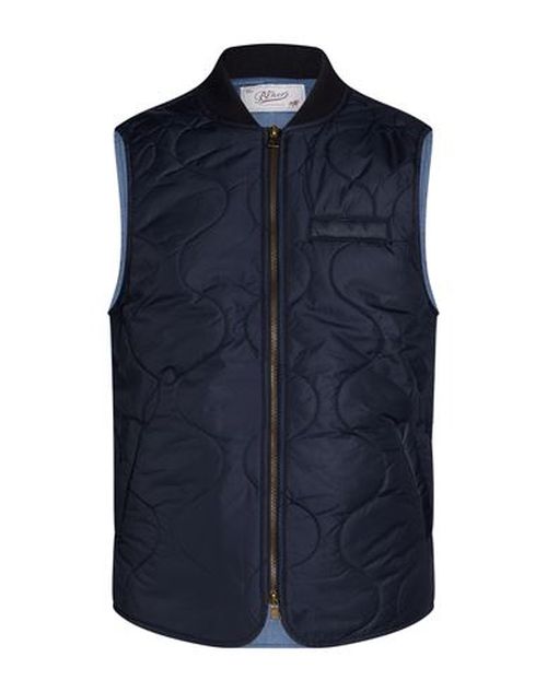 Man Vest Navy Size M Polyester