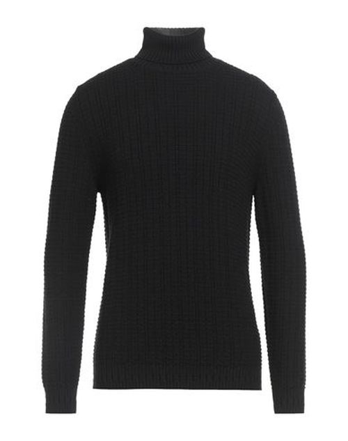 Man Turtleneck Black Size 38 Wool