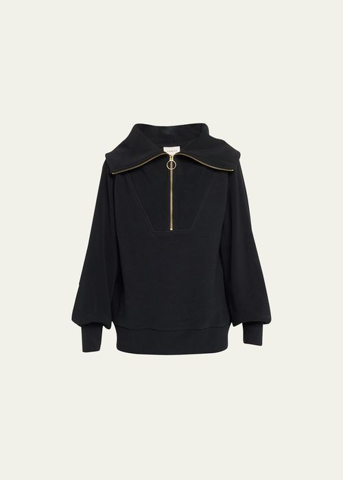 Vine Oversized 1/2-Zip Pullover Sweatshirt