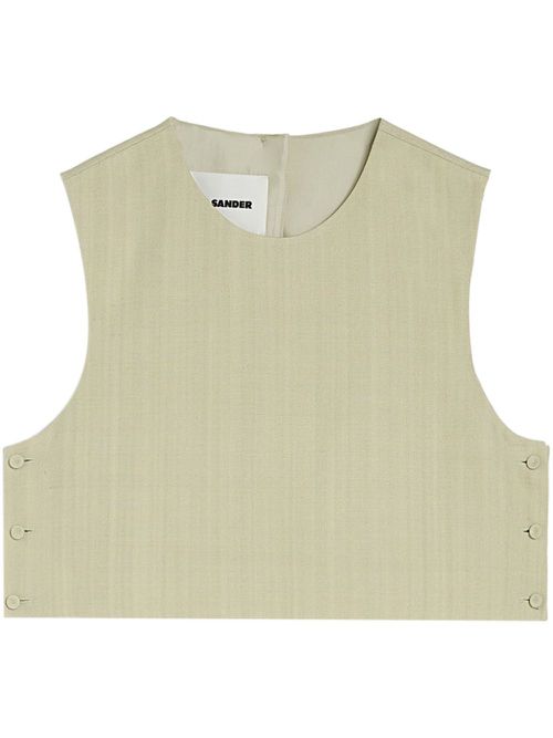 Crew-neck vest - Neutrals