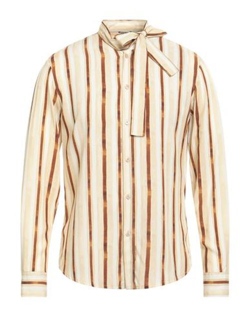 Daniele Alessandrini Man Shirt Beige Size M Viscose