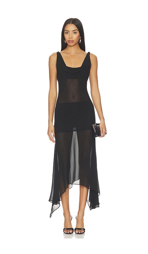 NBD Azura Maxi Dress in Black. L. Also in