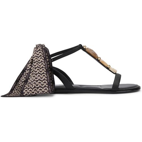 Carvela Womens Sorrento Gem Flat Sandal Sandals - Black
