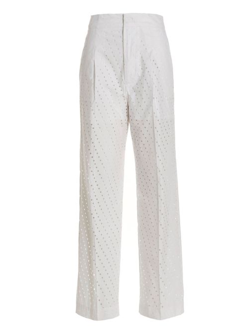 Visible Button Jeans