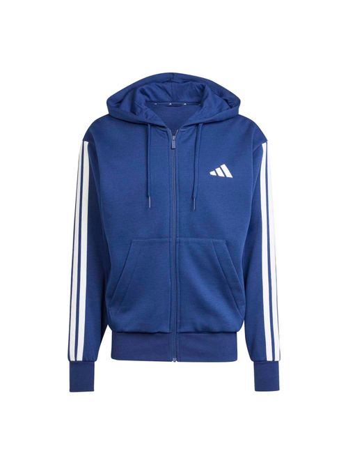 ADIDAS SPORTSWEAR Giacca di felpa blu scuro / bianco