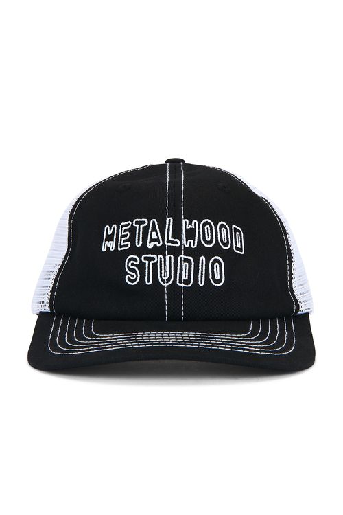Metalwood Studio Cutie 6-Panel Trucker Hat in Black - Black. a