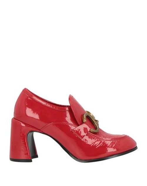 Woman Loafers Red Size 7 Leather