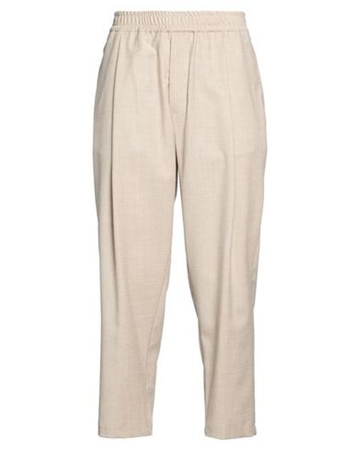 Man Pants Beige Size XXL Virgin Wool, Elastane