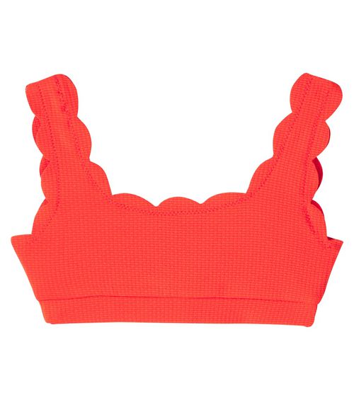 Palm Springs scalloped bikini top