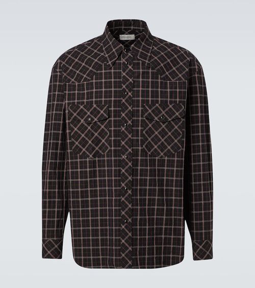 Checked cotton shirt
