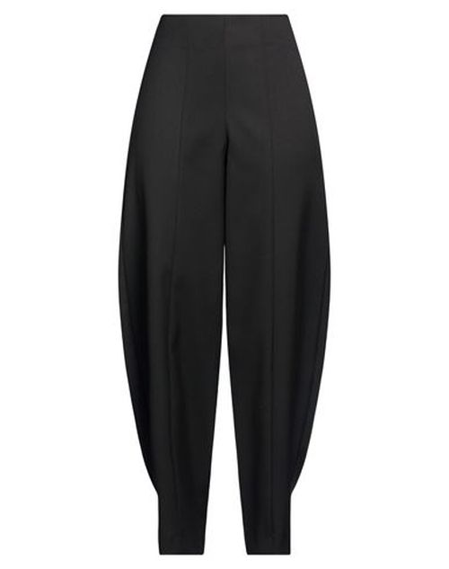 Woman Pants Black Size S Polyester, Viscose, Elastic fibres