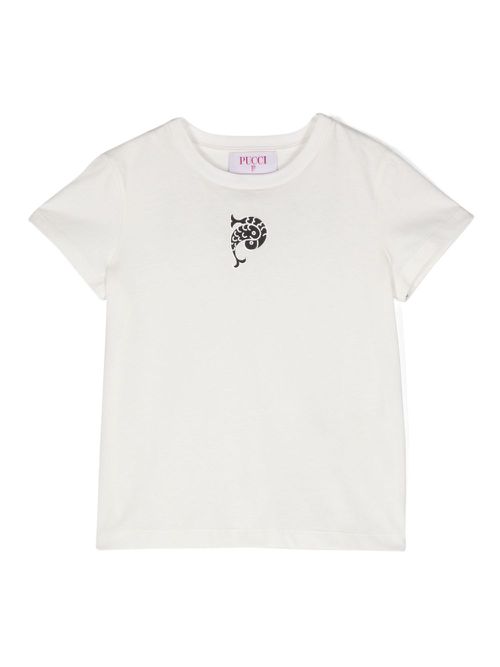 Logo-print cotton T-shirt - White
