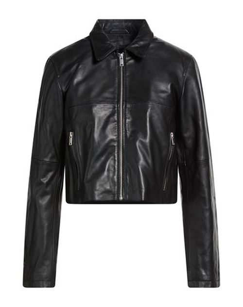 Woman Jacket Black Size M Sheepskin