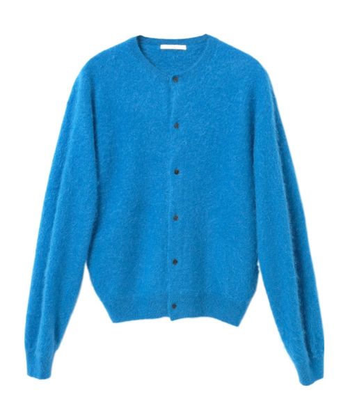 Long-sleeve open-front cardigan