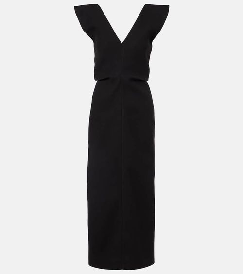 Mariam scuba midi dress