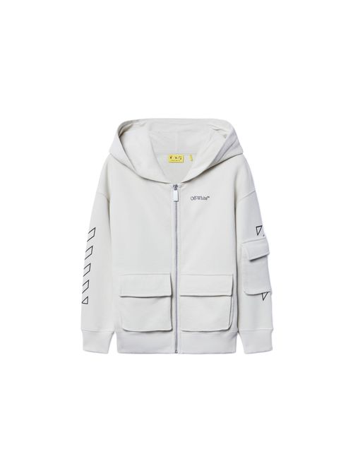 Diagonal Bookish Zip-up Hoodie