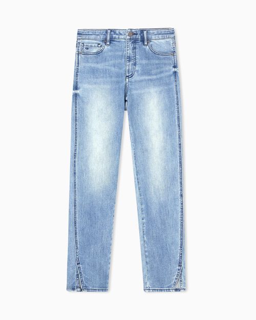 Super Skinny Jeans in Indigo Blue Stretch Denim