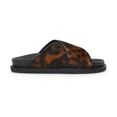 Fussbet sandals in pony leather