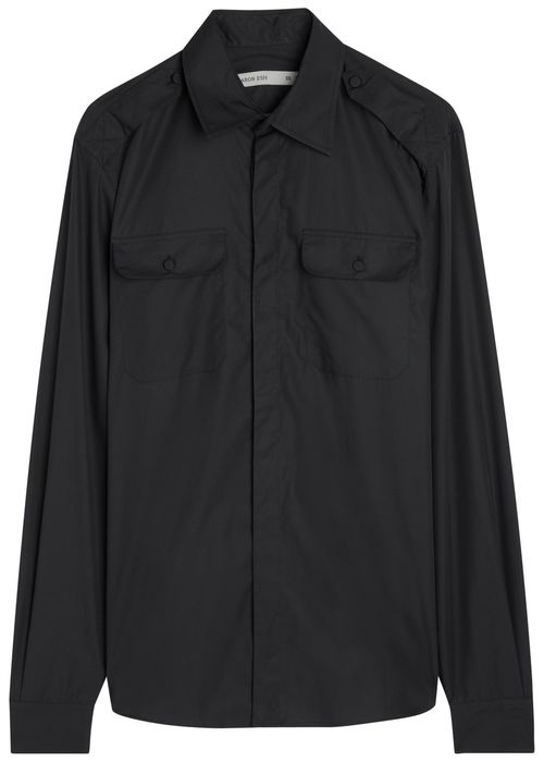 Military Cotton-poplin Shirt