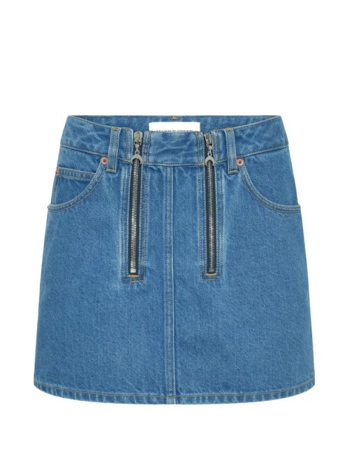 Denim mini skirt