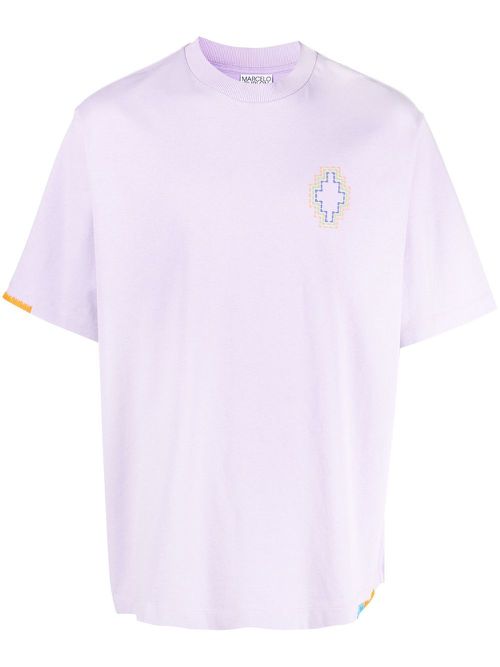 Stitch Cross cotton T-shirt - Purple