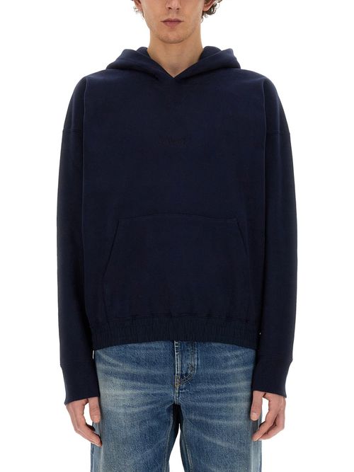 Logo-embroidered Cotton Hoodie